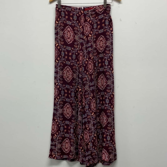 TIGERLILY Arbanasi Berry Purple High Waisted Wide Leg Pants RRP$199 - Picture 12 of 16